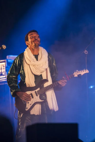 Traena Norway Juli 2015 Konsert Rock Blues Verdensmusikk Nigerien Tuareg – stockfoto