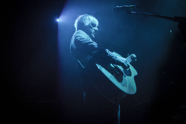 Amsterdam, The Netherlands - 01 March 2018: Concert of Americam singer and guitarist Lee Ranaldo Bitterzoet Paradiso Amsterdam. Lee Ranaldo was a former member of Sonic Youth;