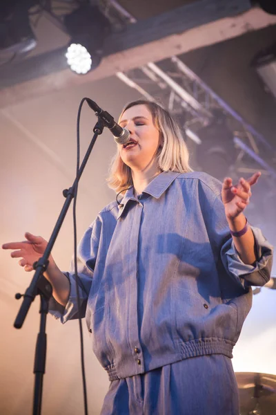 Traena Noruega Julio 2016 Concierto Del Músico Pop Noruego Cantante — Foto de Stock