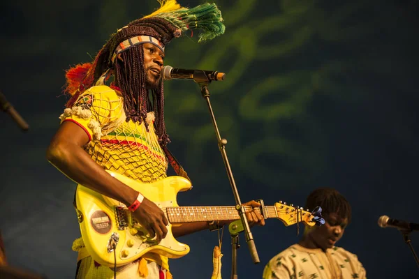 암스테르담 네덜란드 2015 아이티 Chouk Bwa Libete의 콘서트 암스테르담 2015에 — 스톡 사진