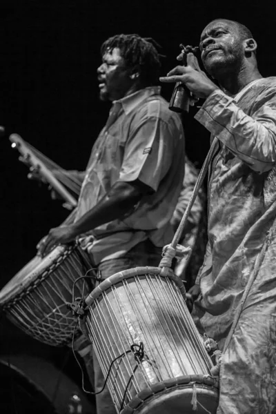 Amsterdam Holland Juli 2015 Koncert Med Afrikaner Bko Quintet Bimhuis - Stock-foto