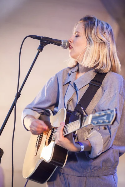 Traena Noruega Julio 2016 Concierto Del Músico Pop Noruego Cantante — Foto de Stock