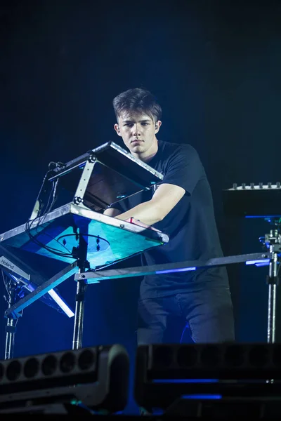 Nyon Switzerland July 2017 Concert French Electronic Musician Petit Biscuit — Stock Photo, Image