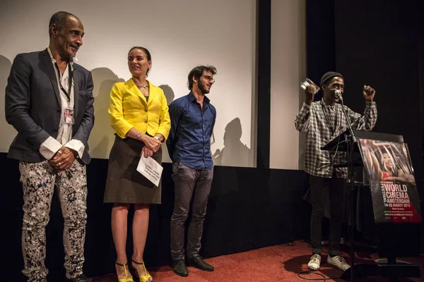 Amsterdam Nederländerna Augusti 2015 Prisutdelning Rialto Cinema World Cinema Amsterdam — Stockfoto