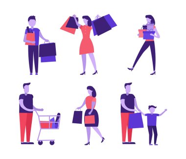 Karakter yapmak alışveriş kümesi
