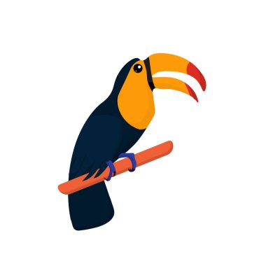 Şirin komik mavi ve sarı