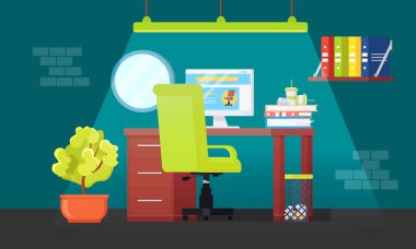 Büyük modern ofis sandalye ile.