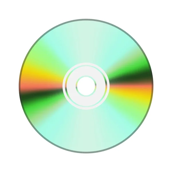 Uma ilustração realista de um CD ou DVD —  Vetores de Stock