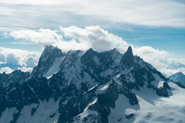 Mont Blanc Montaña Más Alta Los Alpes Más Alta Europa — Foto de Stock