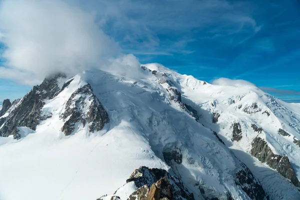 Mont Blanc Montanha Mais Alta Dos Alpes Mais Alta Europa — Fotografia de Stock