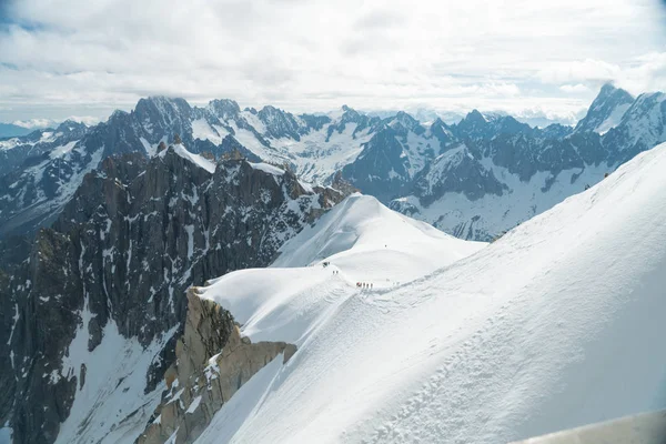 Mont Blanc Montanha Mais Alta Dos Alpes Mais Alta Europa — Fotografia de Stock