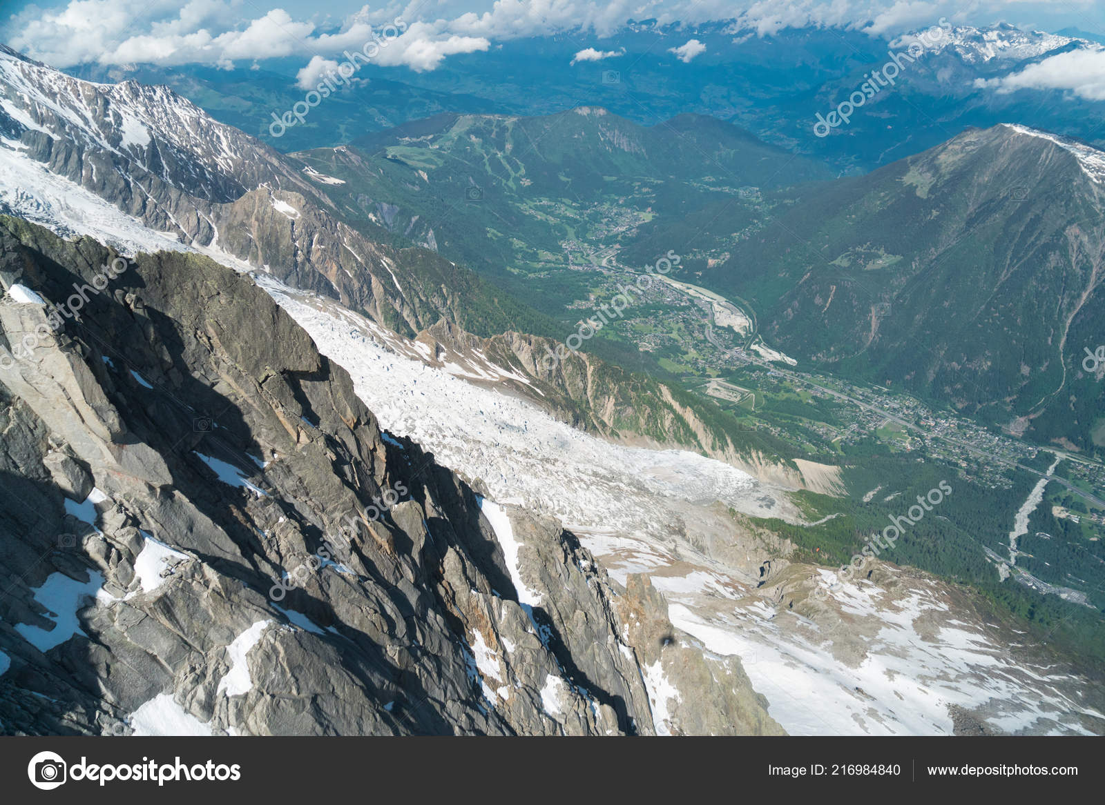 Mont Blanc Blanc Haute Montagne Dans Les Alpes Haut Europe