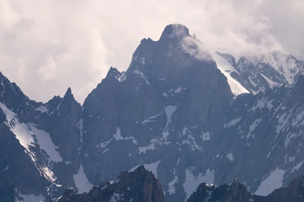 Mont Blanc Montaña Más Alta Los Alpes Más Alta Europa —  Fotos de Stock