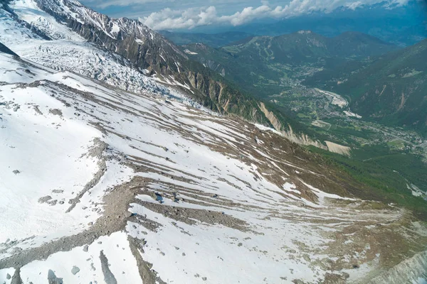 Mont Blanc Blanc Montaña Más Alta Los Alpes Más Alta —  Fotos de Stock