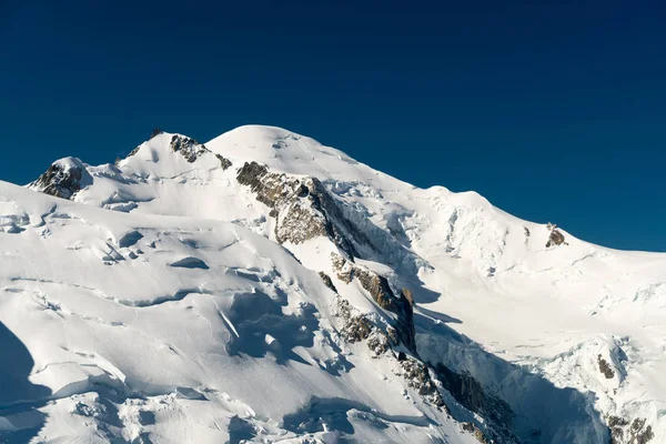 Mont Blanc Alpok Legmagasabb Hegycsúcsa Legmagasabb Európában Európai Alpok Gyönyörű — Stock Fotó