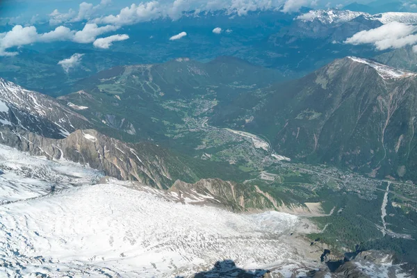 Monte Bianco Montagna Più Alta Delle Alpi Più Alta Europa — Foto Stock