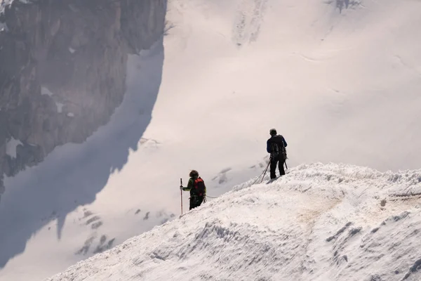 Mont Blanc Montanha Mais Alta Dos Alpes Mais Alta Europa — Fotografia de Stock