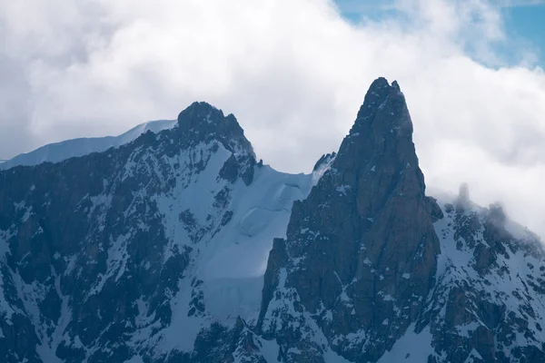 Mont Blanc Montaña Más Alta Los Alpes Más Alta Europa —  Fotos de Stock