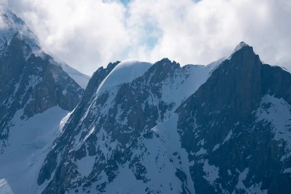 Mont Blanc Montaña Más Alta Los Alpes Más Alta Europa — Foto de Stock