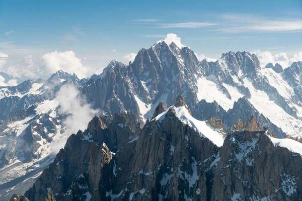 Mont Blanc Montaña Más Alta Los Alpes Más Alta Europa —  Fotos de Stock