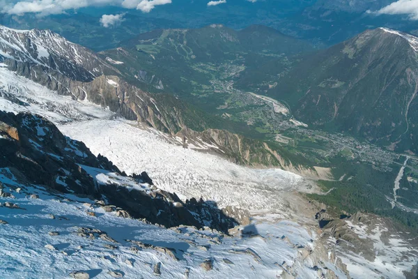 Mont Blanc Blanc Montanha Mais Alta Dos Alpes Mais Alta — Fotografia de Stock