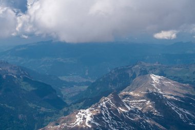 Top, Avrupa Sfenks Gözlemevi (3,454 metre), İsviçre üzerinden Vosges kadar Mittelland muhteşem görünümü