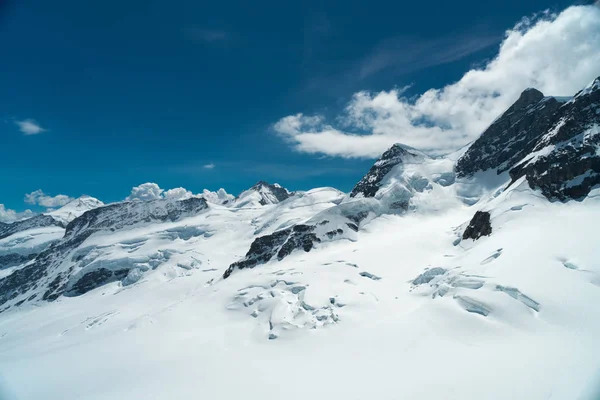 Spettacolare Veduta Della Montagna Jungfrau Delle Quattromila Cime Delle Alpi — Foto Stock
