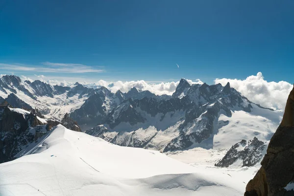 Monte Bianco Montagna Più Alta Delle Alpi Più Alta Europa — Foto Stock