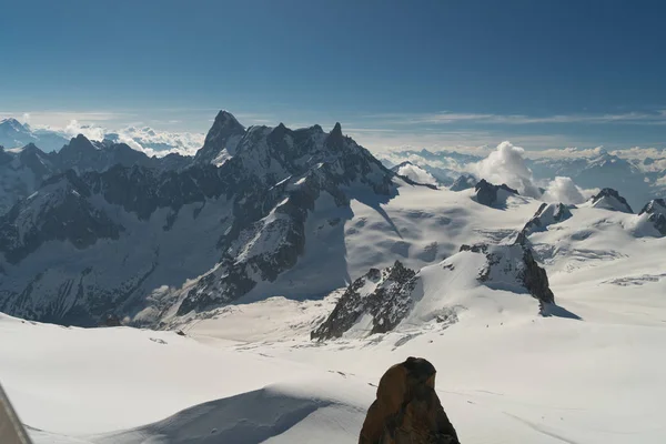 Monte Bianco Montagna Più Alta Delle Alpi Più Alta Europa — Foto Stock