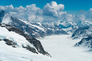  şanlı Mont Blanc - Alpler en yüksek Dağı ve Avrupa, Haute-Savoie, Fransa'nın en yüksek