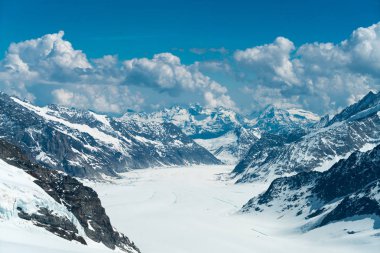  şanlı Mont Blanc - Alpler en yüksek Dağı ve Avrupa, Haute-Savoie, Fransa'nın en yüksek