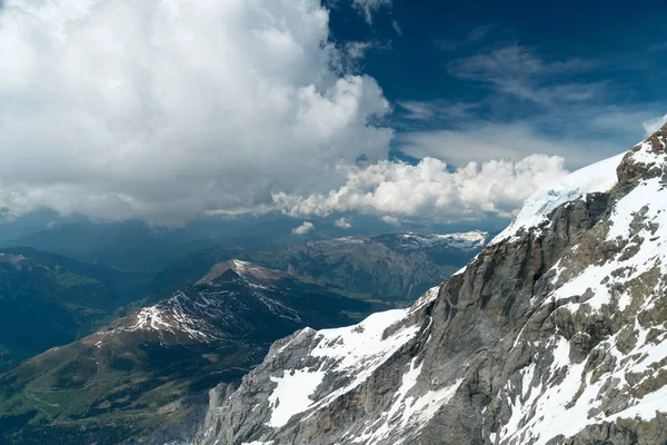  Aiguille du Midi 'den Chamonix Vadisi - Mont Blanc Dağı, Haute-Savoie, Fransa