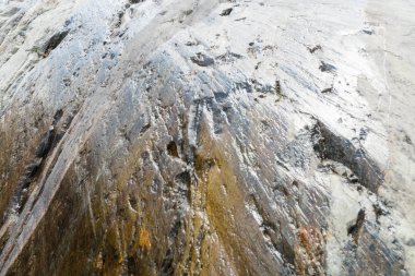 Mer de Glace, Aiguille du Dru ve Aiguille Verte Le Montenvers, Fransız Alpleri Chamonix, Haute-Savoie, Fransa yakınındaki Marnixkade muhteşem panoraması.