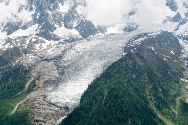 Belo Grande Jorasses Dent Geant Glorioso Mont Blanc Blanc Montanha — Fotografia de Stock