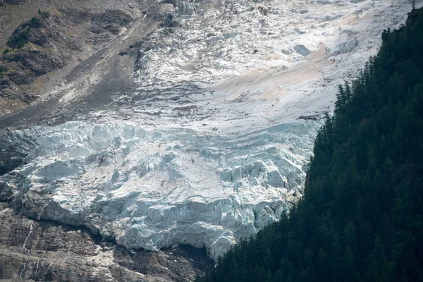 Belo Grande Jorasses Dent Geant Glorioso Mont Blanc Blanc Montanha — Fotografia de Stock