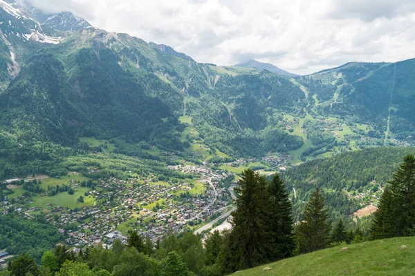 Beautiful Panorama Grandes Jorasses Dent Geant Glorious Mont Blanc Blanc — Stock Photo, Image