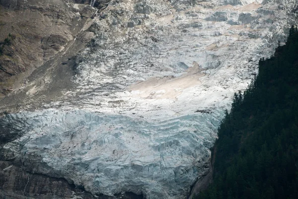 Gyönyörű Panoráma Grandes Jorasses Dent Geant Csodálatos Mont Blanc Blanc — Stock Fotó