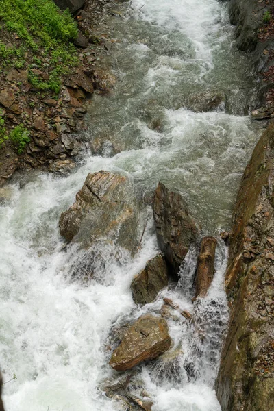 Spectacular View Cascade Dard Fantastic Waterfall Located 1233 Twenty Meters — Stock Photo, Image