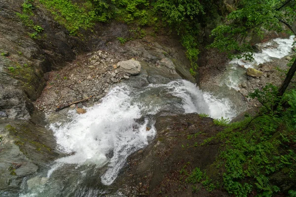 Spectacular View Cascade Dard Fantastic Waterfall Located 1233 Twenty Meters — Stock Photo, Image