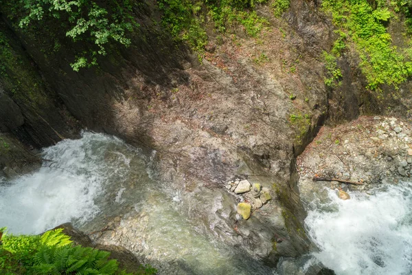 Vista Espetacular Cascade Dard Uma Cachoeira Fantástica Localizada 1233 Vinte — Fotografia de Stock