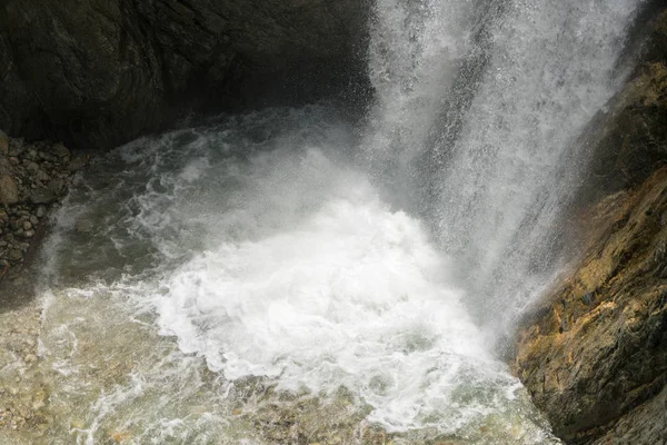 Amazing Cascading Waterfalls Gorges Durnand Switzerland Alps — Stock Photo, Image