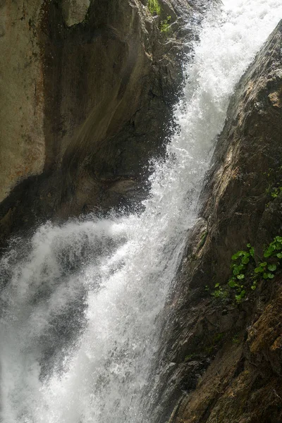 Amazing Cascading Waterfalls Gorges Durnand Switzerland Alps — Stock Photo, Image