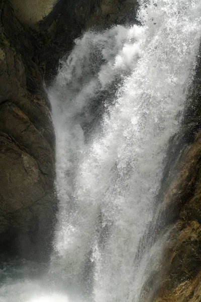 Cachoeiras Incríveis Cascata Gorges Durnand Suíça Alpes — Fotografia de Stock