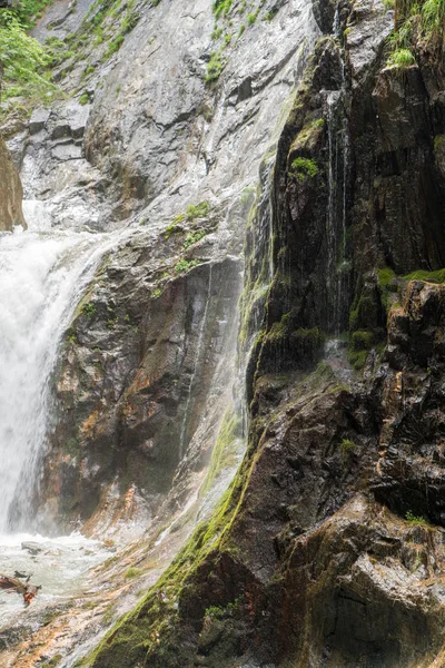 Úžasné Kaskádovité Vodopády Gorges Durnand Alpy Švýcarsko — Stock fotografie