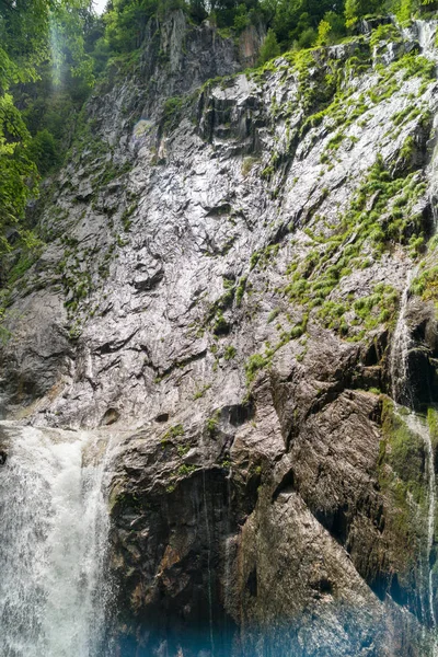 Удивительные Каскадные Водопады Ущельях Дюрнан Швейцария Альпы — стоковое фото