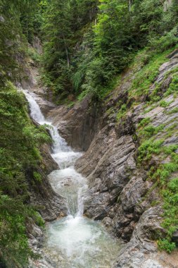 Gorges du Durnand, İsviçre Alpleri şaşırtıcı basamaklı şelale 