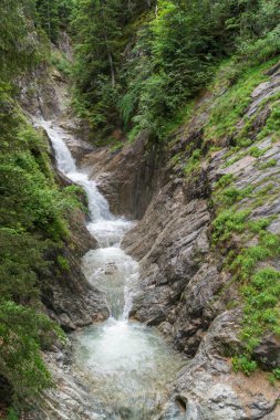 Gorges du Durnand, İsviçre Alpleri şaşırtıcı basamaklı şelale 