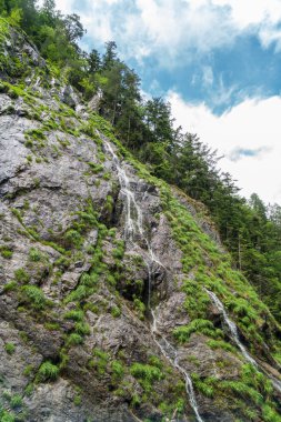 Gorges du Durnand, İsviçre Alpleri şaşırtıcı basamaklı şelale 