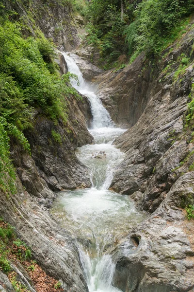 Úžasné Kaskádovité Vodopády Gorges Durnand Alpy Švýcarsko — Stock fotografie