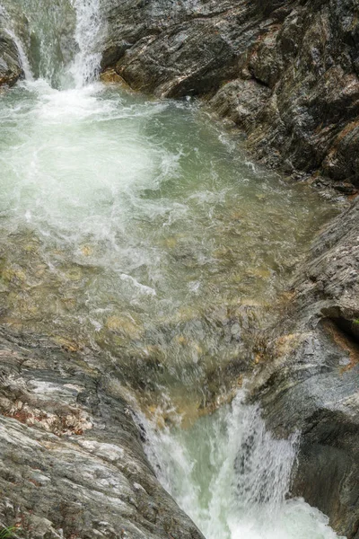 Amazing Cascading Waterfalls Gorges Durnand Switzerland Alps — Stock Photo, Image